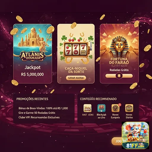 Slot 81ff Atlantis Dourada Jackpot com gráficos vibrantes e tema aquático