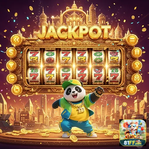 Imagem da slot jackpot panda no site 81ff, com design colorido e atraente.