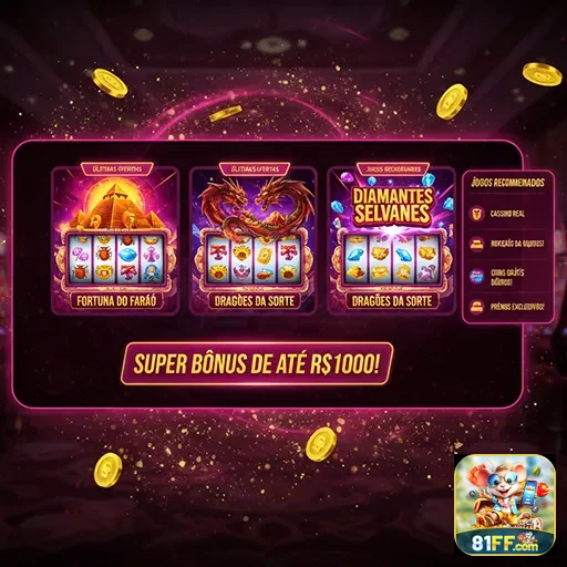 Imagem do 81ff com super bônus de cassino, destacando ofertas incríveis para jogadores.
